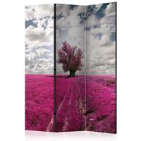 ARTGEIST 3teiliges Paravent Magenta meadow R cm 135x172 