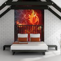 ARTGEIST Fototapete Blüte in Flammen cm 300x231 