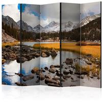 ARTGEIST 5teiliges Paravent Mountain stream I cm 225x172 