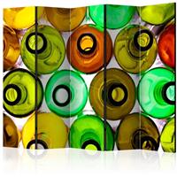 ARTGEIST 5teiliges Paravent bottles backgrou cm 225x172 