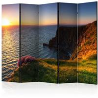 ARTGEIST 5teiliges Paravent Sunset Cliffs of cm 225x172 