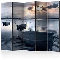ARTGEIST 5teiliges Paravent Little port boats cm 225x172 