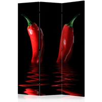 ARTGEIST 3teiliges Paravent Chili pepper Roo cm 135x172 
