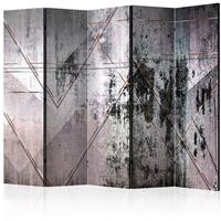 ARTGEIST 5teiliges Paravent Geometric Wall II cm 225x172 
