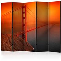 ARTGEIST 5teiliges Paravent Golden Gate Bridg cm 225x172 