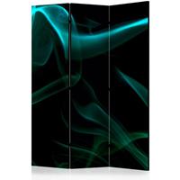 ARTGEIST 3teiliges Paravent Blue smoke waves cm 135x172 
