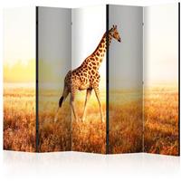 ARTGEIST 5teiliges Paravent giraffe walk II cm 225x172 