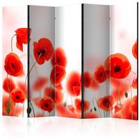 ARTGEIST 5teiliges Paravent Sleepy poppy's la cm 225x172 
