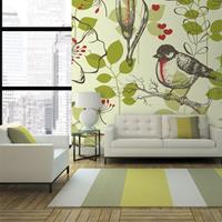 ARTGEIST Fototapete Ein Vogel und Lilien im Vi cm 350x270 