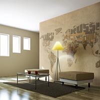 ARTGEIST Fototapete Karte der Weltentdecker cm 350x270 