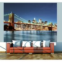 ARTGEIST Fototapete Flimmernde Brooklyn Bridge cm 250x193 