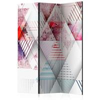 ARTGEIST 3teiliges Paravent Triangular World cm 135x172 
