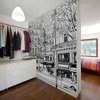 ARTGEIST Fototapete Sketch of parisian fountai cm 300x231 