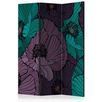 ARTGEIST 3teiliges Paravent Flowerbed Room D cm 135x172 
