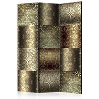 ARTGEIST 3teiliges Paravent Metal Plates Roo cm 135x172 