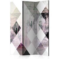 ARTGEIST 3teiliges Paravent Rhombic Chessboar cm 135x172 