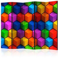 ARTGEIST 5teiliges Paravent Colorful Geometri cm 225x172 
