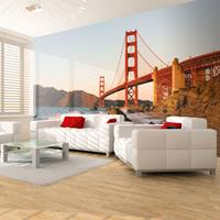 ARTGEIST Fototapete Golden Gate Brücke Sonn cm 250x193 