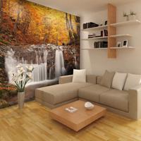 ARTGEIST Fototapete Autumn landscape waterfa cm 300x231 
