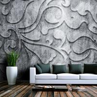 ARTGEIST Fototapete Silberner Hintegrund mit B cm 250x193 