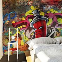ARTGEIST Fototapete Graffiti monster cm 450x270 