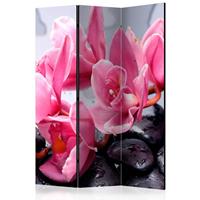 ARTGEIST 3teiliges Paravent Orchid flowers wi cm 135x172 