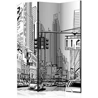 ARTGEIST 3teiliges Paravent Street in New Yor cm 135x172 