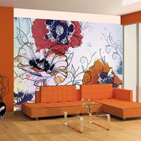ARTGEIST Fototapete Delikates Blumendesign cm 300x231 