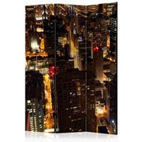 ARTGEIST 3teiliges Paravent City by night C cm 135x172 