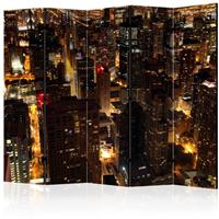 ARTGEIST 5teiliges Paravent City by night C cm 225x172 