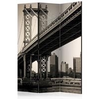 ARTGEIST 3teiliges Paravent Manhattan Bridge cm 135x172 
