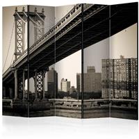 ARTGEIST 5teiliges Paravent Manhattan Bridge cm 225x172 