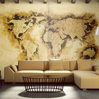 ARTGEIST Fototapete Weltkarte der Goldgräber cm 450x270 