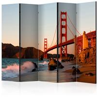 ARTGEIST 5teiliges Paravent Golden Gate Bridg cm 225x172 