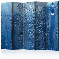 ARTGEIST 5teiliges Paravent Water drops on bl cm 225x172 