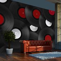 ARTGEIST Fototapete Retro Style Schallplatten cm 250x193 