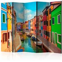 ARTGEIST 5teiliges Paravent Colorful Canal i cm 225x172 