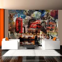 ARTGEIST Fototapete Londoner Collage cm 250x193 