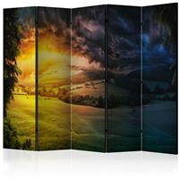 ARTGEIST 5teiliges Paravent Twilight over the cm 225x172 
