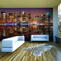 ARTGEIST XXL Tapete Gold reflections NYC cm 550x270 