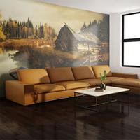 ARTGEIST XXL Tapete Desolate hut cm 550x270 