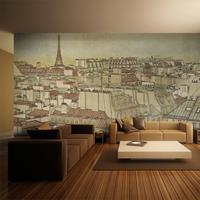ARTGEIST XXL Tapete Auf Wiedersehen Paris cm 550x270 