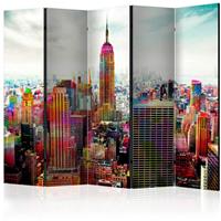 ARTGEIST 5teiliges Paravent Colors of New Yor cm 225x172 