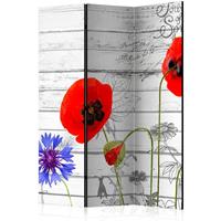 ARTGEIST 3teiliges Paravent Wildflowers Room cm 135x172 