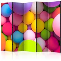 ARTGEIST 5teiliges Paravent Colourful Balls I cm 225x172 