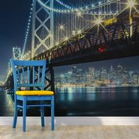 ARTGEIST Fototapete Bay Bridge at night cm 300x231 
