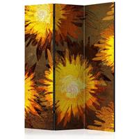 ARTGEIST 3teiliges Paravent Sunflower dance cm 135x172 