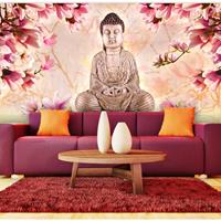 ARTGEIST XXL Tapete Buddha und Magnolia cm 550x270 