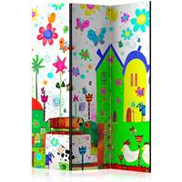 ARTGEIST 3teiliges Paravent Happy farm Room cm 135x172 