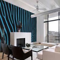 ARTGEIST Fototapete Zebra pattern türkis cm 300x231 